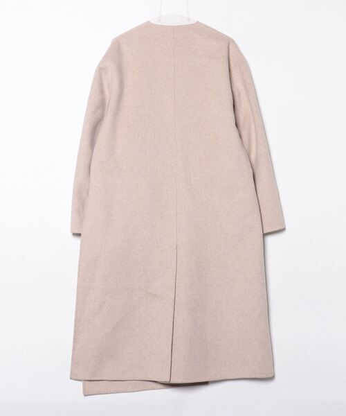 TODAYFUL ベージュ ロングコート38 TODAYFUL 「TODAYFUL」 ノーカラーコート 38inch ベージュ レディース