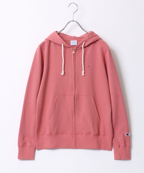 champion archive zip hoodie サーモンピンク　パーカー Champion 「Champion」 ジップアップパーカー M ピンク系その他
