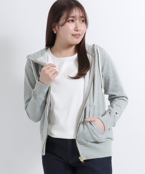 Champion 「Champion」 ジップアップパーカー M ピンク系その他