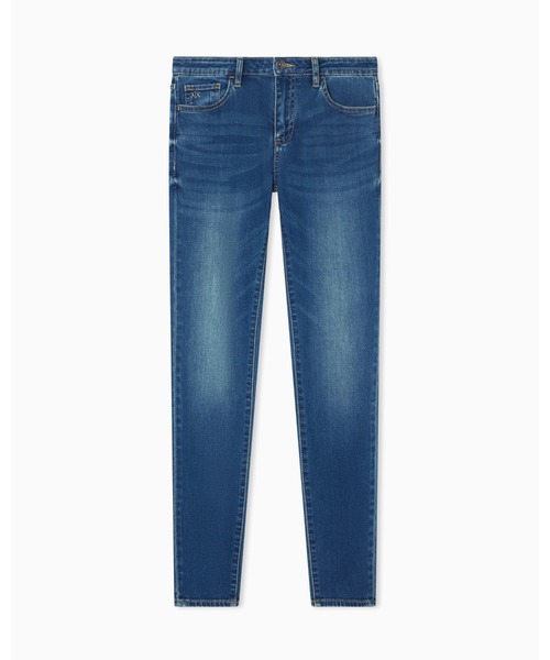 Armani Jeans ストレートデニム ブルー ARMANI EXCHANGE ジーンズ デニム デニムパンツ レディース : ZOZOTOWN