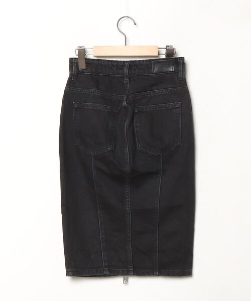 DIESEL スカートパンツデニム　24インチ DIESEL 「DIESEL」 刺繍デニムスカート 24 ブラック レディース