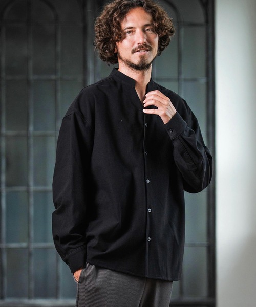 Magine（マージン） シャツ ms6179-TR Skipper Shirt スキッパーシャツ