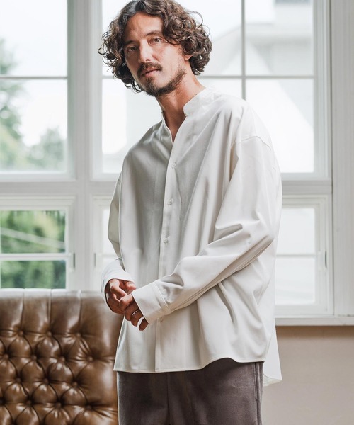 Magine（マージン） シャツ ms6179-TR Skipper Shirt スキッパーシャツ