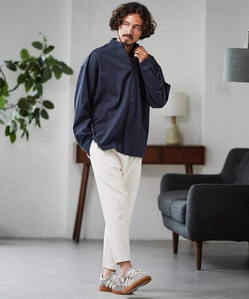 Magine（マージン） シャツ ms6179-TR Skipper Shirt スキッパーシャツ