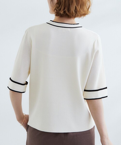 grove ニット セーター 「夏に嬉しい機能付き」やわらかドライタッチ