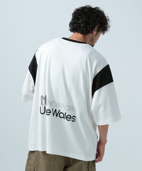 「BAYFLOW」 半袖Tシャツ MEDIUM バーガンディー メンズ