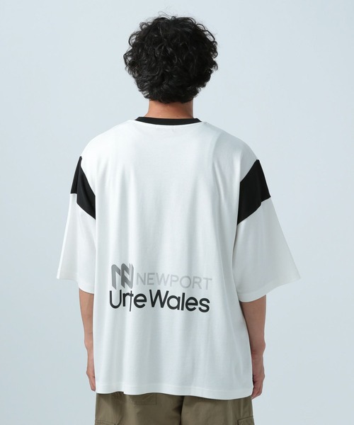 「BAYFLOW」 半袖Tシャツ MEDIUM バーガンディー メンズ