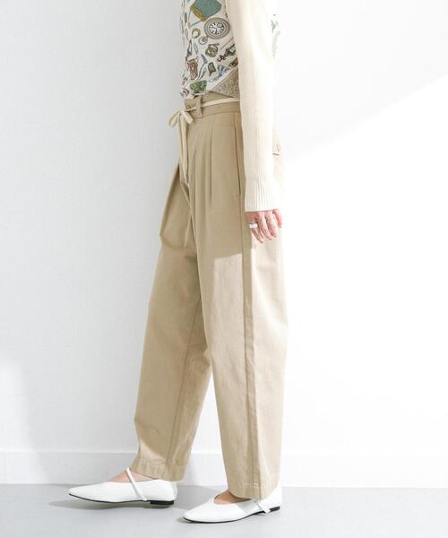 URBAN RESEARCH Sonny Label パンツ 3/2WORKS ツータックチノパンツ