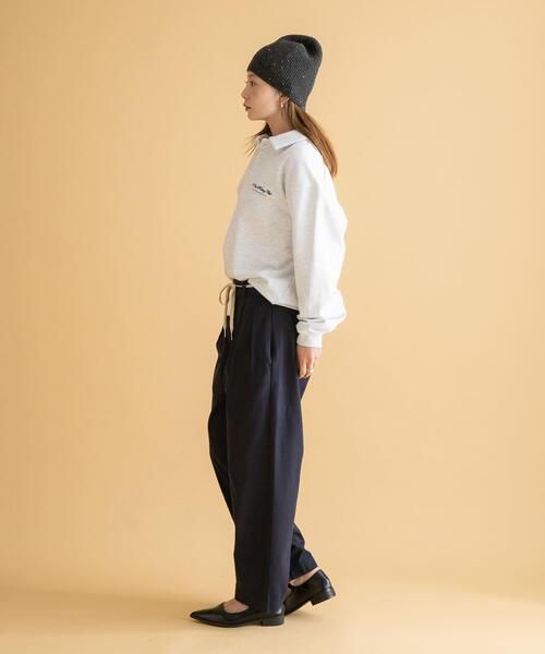 URBAN RESEARCH Sonny Label パンツ 3/2WORKS ツータックチノパンツ