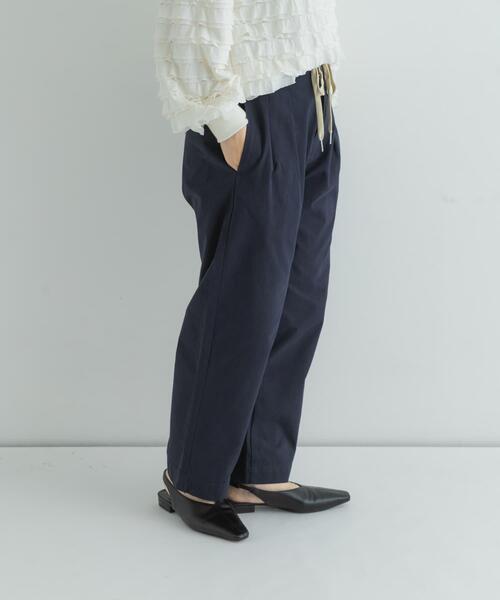 URBAN RESEARCH Sonny Label パンツ 3/2WORKS ツータックチノパンツ