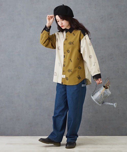 「CUBE SUGAR」 加工デニムパンツ M インディゴブルー レディース