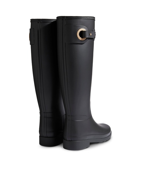 HUNTER UK6レインブーツ黒 HUNTER 「HUNTER」 レインブーツ UK6 ブラック レディース
