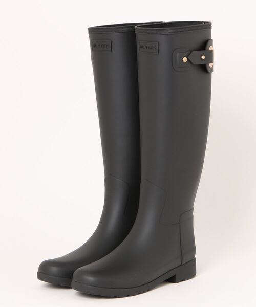 HUNTER UK6レインブーツ黒 HUNTER 「HUNTER」 レインブーツ UK6 ブラック レディース