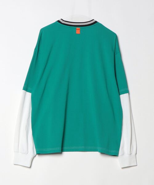 「YAKPAK」 長袖Tシャツ M グリーン メンズ