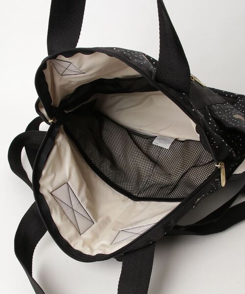 新品未使用 LeSportsac ドット柄 リュックサック 黒 LeSportsac 「LeSportsac」 ドット柄リュック - ブラック