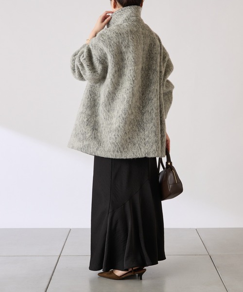 COLLAGE GALLARDAGALANTE シャギー　ベージュコート COLLAGE GALLARDAGALANTE コート アウター シャギーコート/WEB