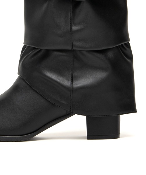 JELLY BEANS ブーツ ワイドレッグカバー2WAYロングブーツ(204