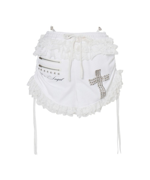 ショートパンツ フリル（AVENCHUMU／レディースボトムス、パンツ）（色