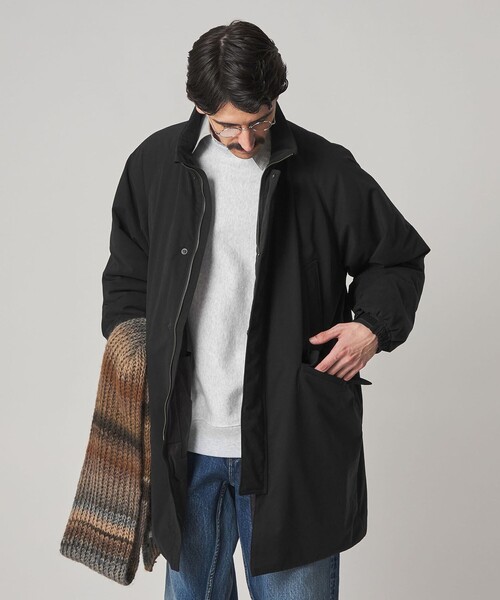 美品！＜Steven Alan＞ パデット スタンド コート Steven Alan＞ ブラッシュド パデッド スタンド コート