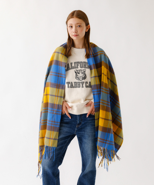 TWEED MILL（ツイードミル） マフラー 「TWEEDMILL/ツイードミル」大判