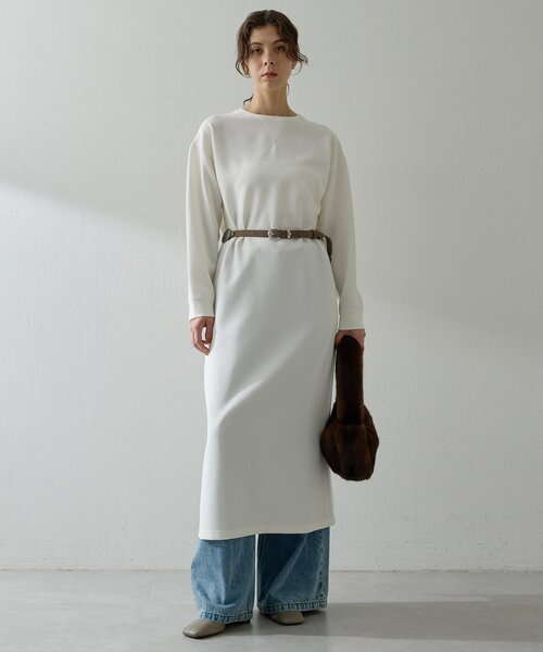 美品】ウィムガゼットVジャンスカワンピース Sサイズ オフホワイト