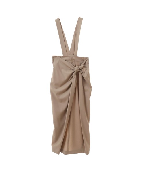 CURRENTAGE スカート 「CURRENTAGE/カレンテージ」Tie-front skirt