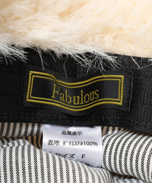 Fabulous（ファビュラス） 帽子 ハット ファーハット メンズ
