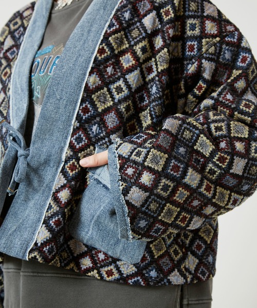 チャイハネ（CAYHANE） カーディガン 「チャイハネ」ノラパッチ