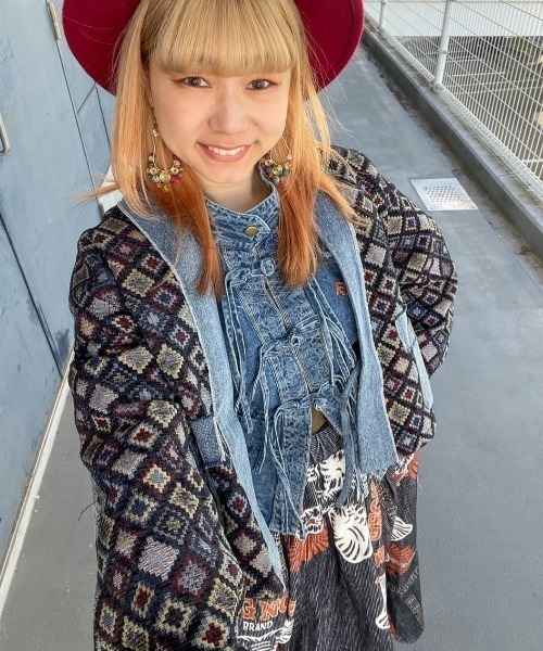 チャイハネ（CAYHANE） カーディガン 「チャイハネ」ノラパッチ