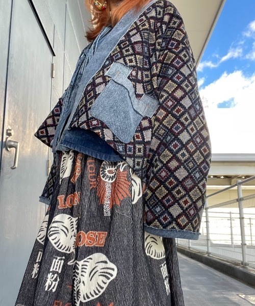 チャイハネ（CAYHANE） カーディガン 「チャイハネ」ノラパッチ