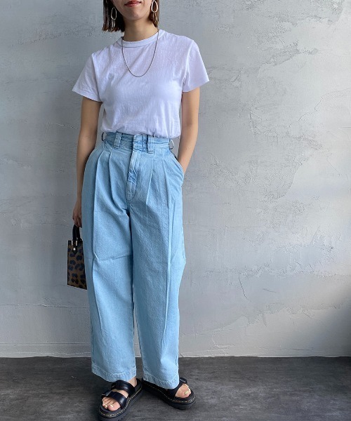 THE SHINZONE（ザ シンゾーン） デニムパンツ 32 ホワイト レディース