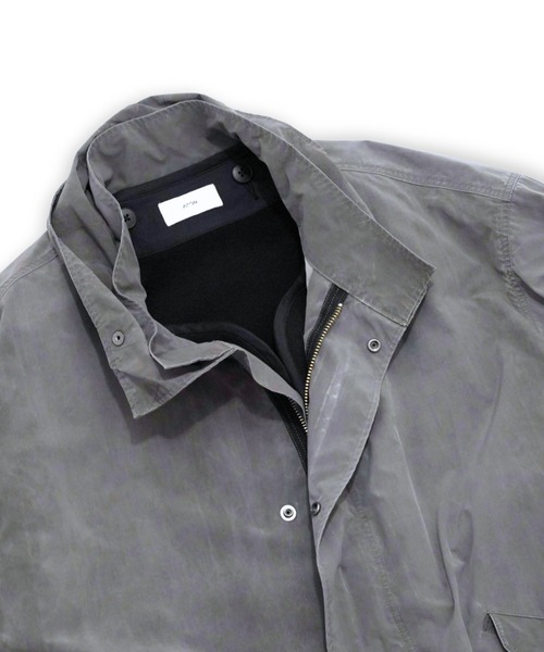 ATON（エイトン） ミリタリージャケット モッズコート PIGMENT AIR