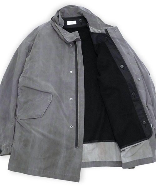 ATON（エイトン） ミリタリージャケット モッズコート PIGMENT AIR