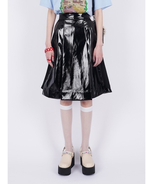 PAMEO POSE（パメオ ポーズ） スカート SMALL ブラック レディース