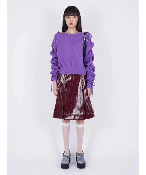 PAMEO POSE（パメオ ポーズ） スカート SMALL ブラック レディース