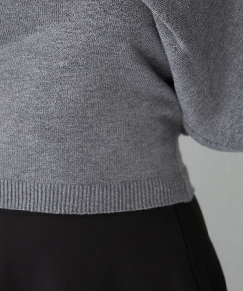 「continuer de NICE CLAUP」 ニットアンサンブル FREE ブルー レディース_画像7