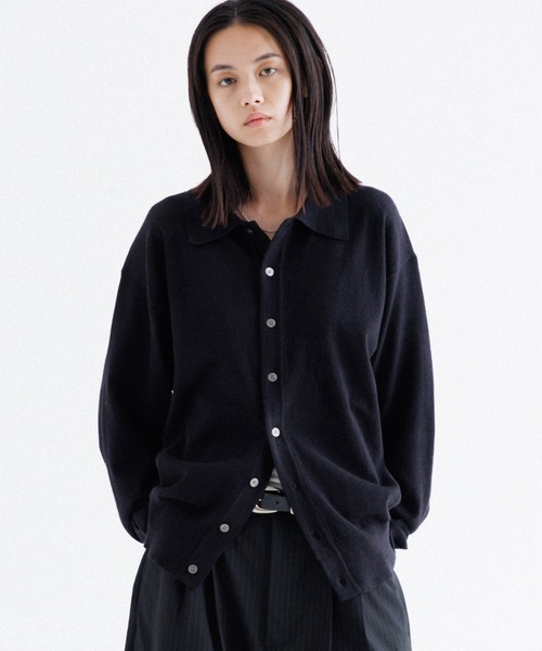 SINSS ニットカーディガン SMALL ブラック メンズ : ZOZOTOWN Yahoo!店