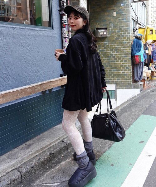 Kastane（カスタネ） ワンピース 針抜きベロアバルーンミニワンピース