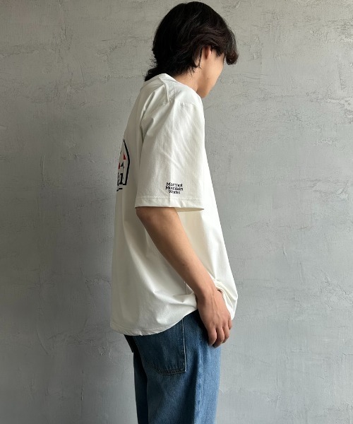「Marmot」 半袖Tシャツ L ネイビー レディース_画像9