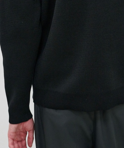 「PUBLIC TOKYO」 長袖ニット 4 ダークグレー メンズ_画像8