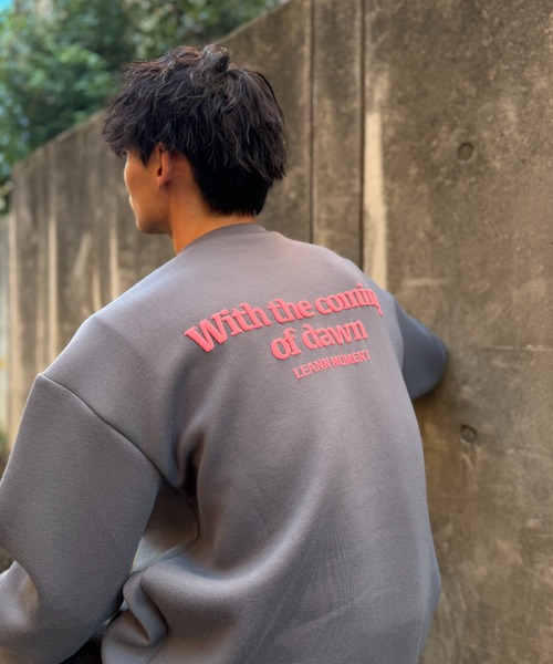 「LEANN MOMENT」 スウェットカットソー フリー ネイビー レディース_画像6