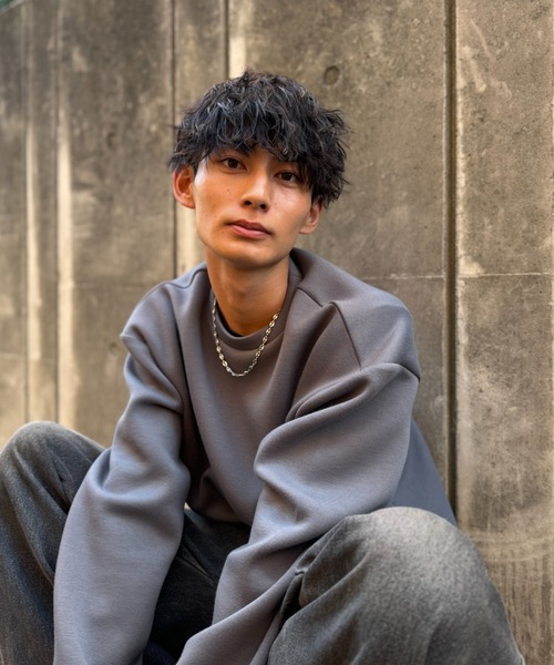 「LEANN MOMENT」 スウェットカットソー フリー ネイビー レディース_画像8