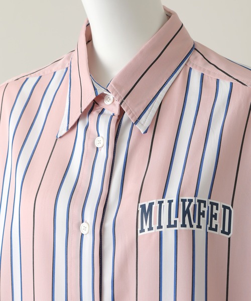 「MILKFED.」 長袖シャツ ONE SIZE ライトピンク レディース_画像2