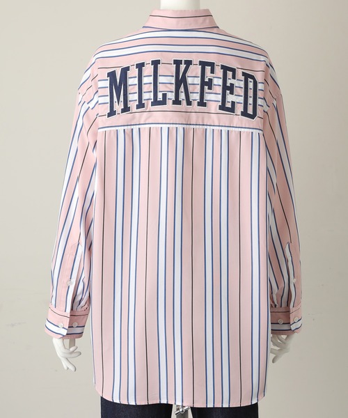 「MILKFED.」 長袖シャツ ONE SIZE ライトピンク レディース_画像3
