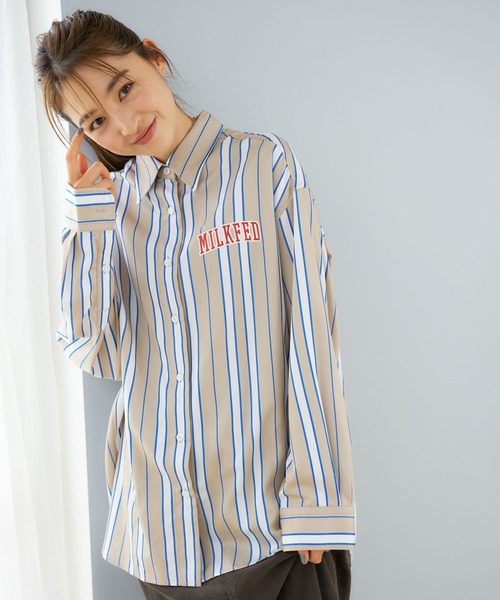 「MILKFED.」 長袖シャツ ONE SIZE ライトピンク レディース_画像7