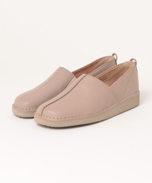 「あしながおじさん」 スリッポン 24.0cm グレイッシュベージュ レディース_画像5