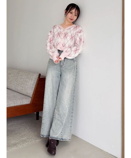 パンプス ミュール チャームローファーサボの画像