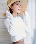 水着 3点セット/ショートパンツ×カップ付長袖...の詳細画像2