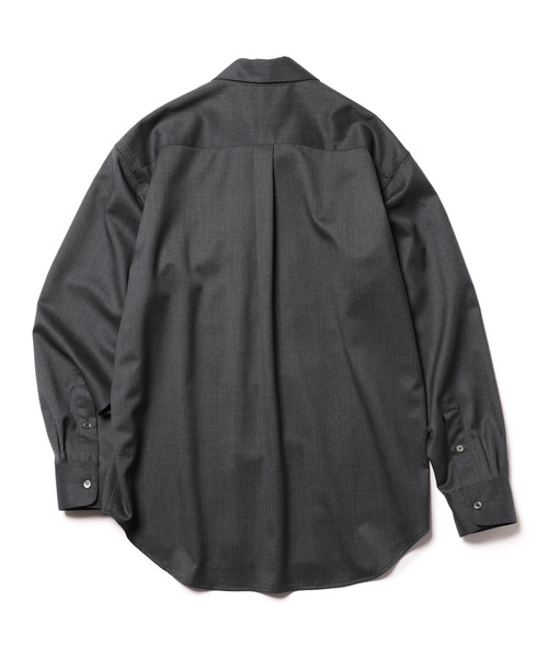 「MR.OLIVE」 長袖シャツ MEDIUM ネイビー メンズ_画像3