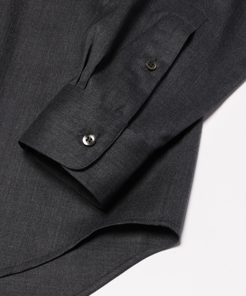 「MR.OLIVE」 長袖シャツ MEDIUM ネイビー メンズ_画像6
